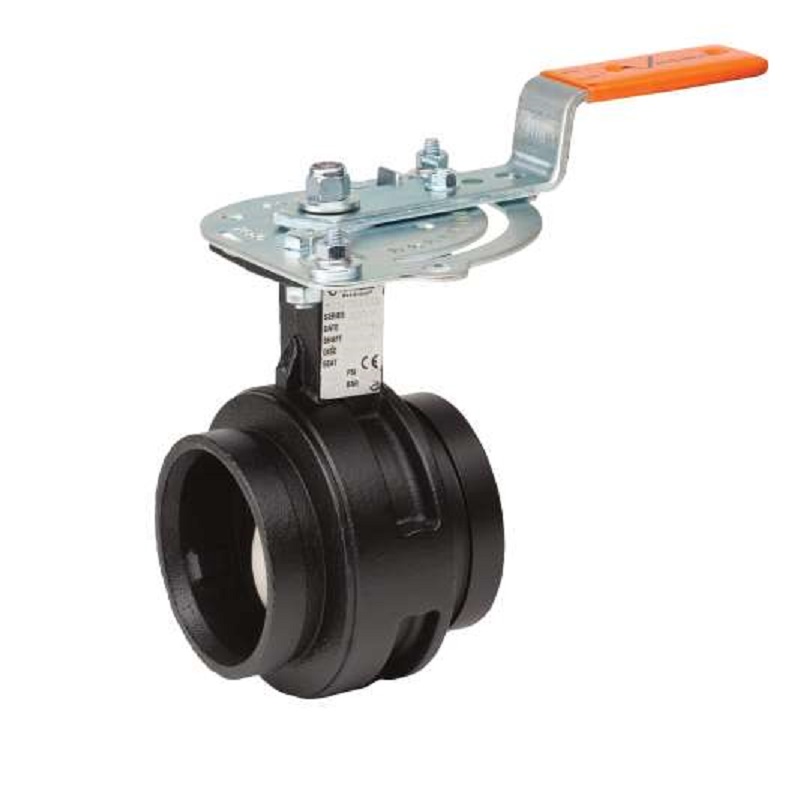 Butterfly Valve 4" Ductile Iron with E-Seat & 10 Position Lever  Max Pressure 300 PSI